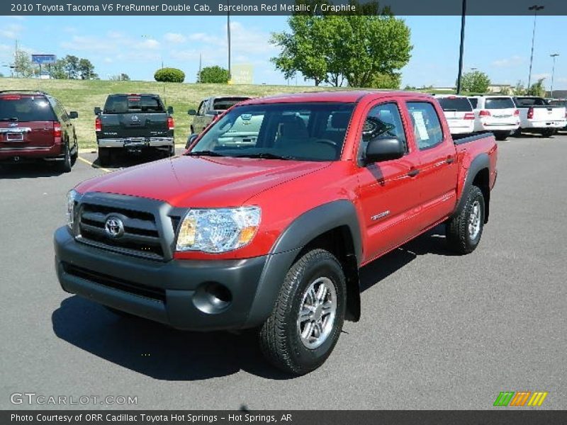 Barcelona Red Metallic / Graphite 2010 Toyota Tacoma V6 PreRunner Double Cab