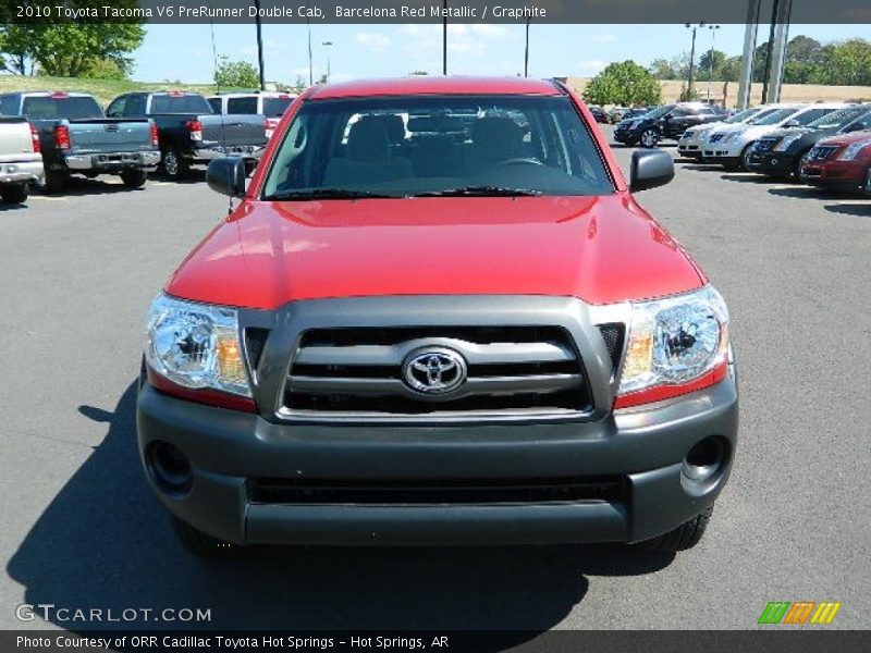 Barcelona Red Metallic / Graphite 2010 Toyota Tacoma V6 PreRunner Double Cab