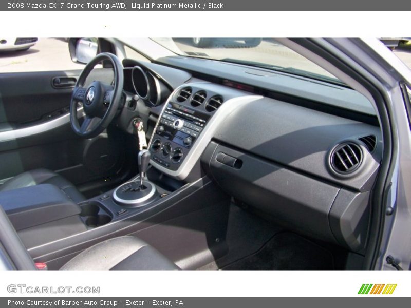 Liquid Platinum Metallic / Black 2008 Mazda CX-7 Grand Touring AWD