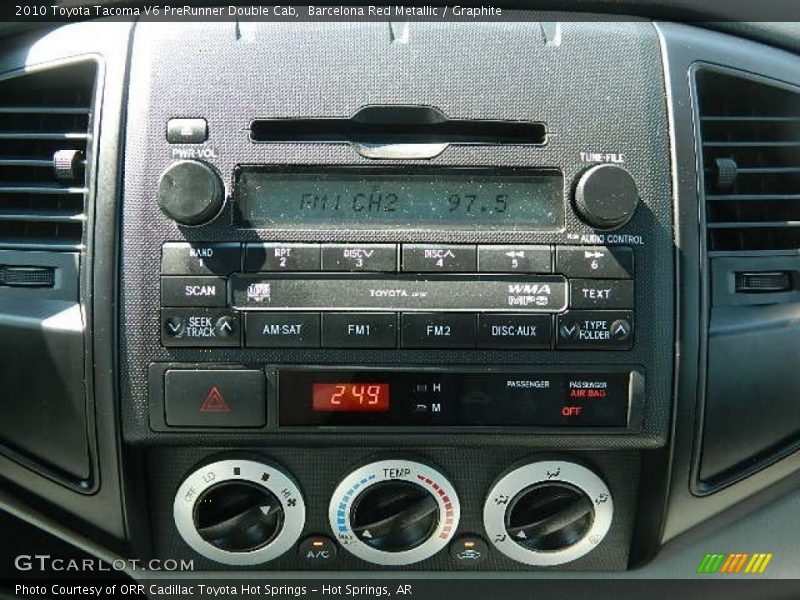 Barcelona Red Metallic / Graphite 2010 Toyota Tacoma V6 PreRunner Double Cab