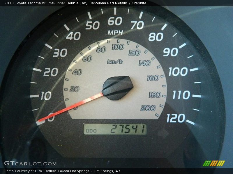 Barcelona Red Metallic / Graphite 2010 Toyota Tacoma V6 PreRunner Double Cab