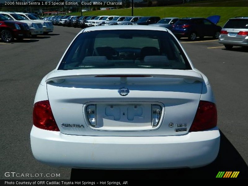 Cloud White / Charcoal 2006 Nissan Sentra 1.8 S Special Edition