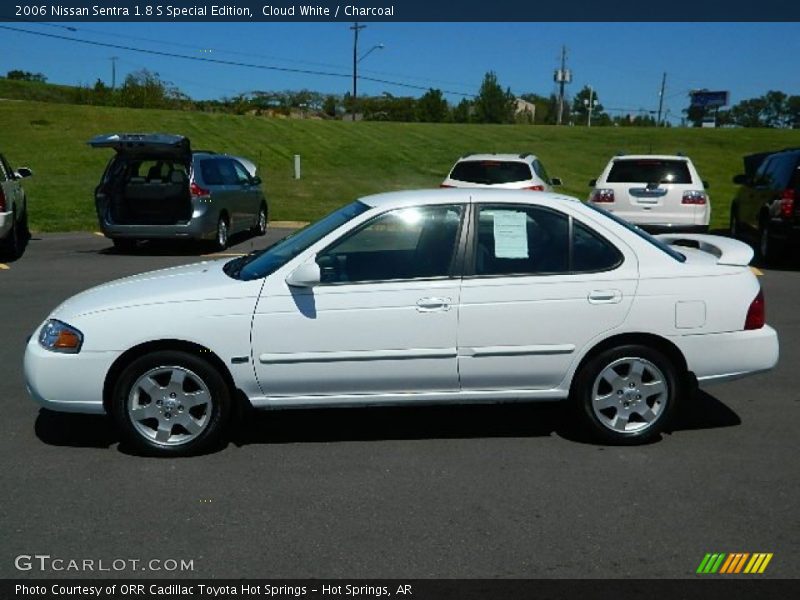 Cloud White / Charcoal 2006 Nissan Sentra 1.8 S Special Edition