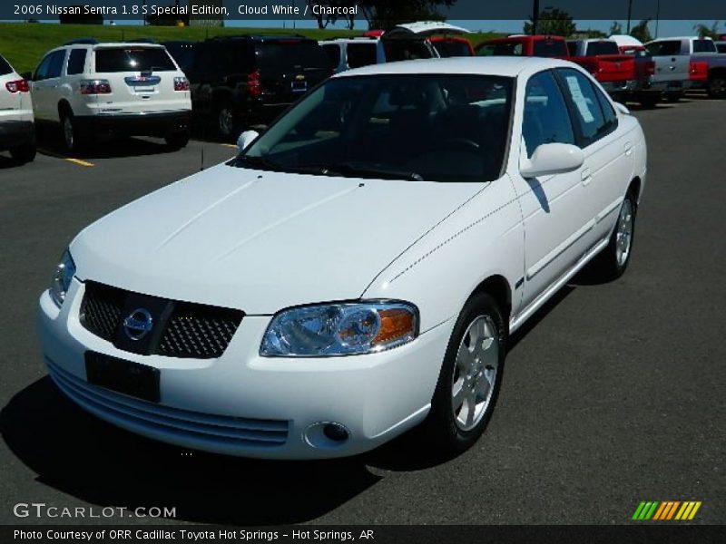 Cloud White / Charcoal 2006 Nissan Sentra 1.8 S Special Edition