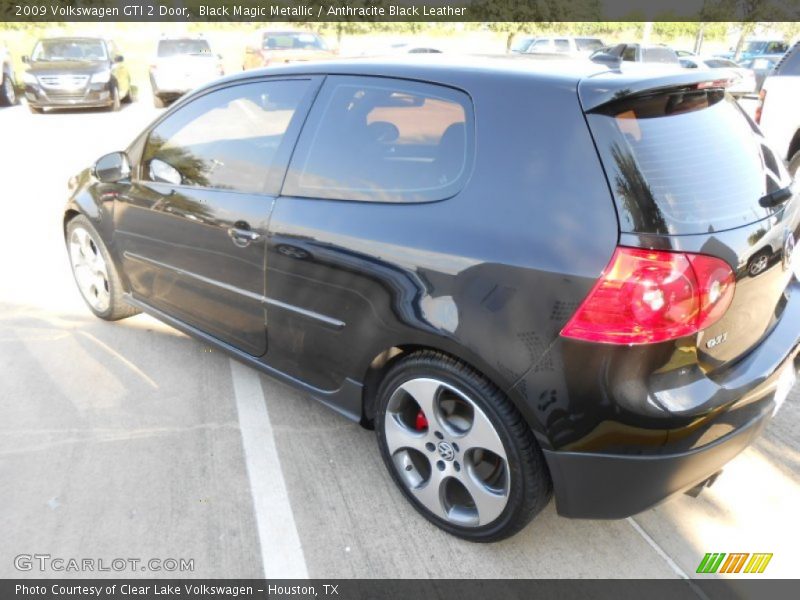 Black Magic Metallic / Anthracite Black Leather 2009 Volkswagen GTI 2 Door