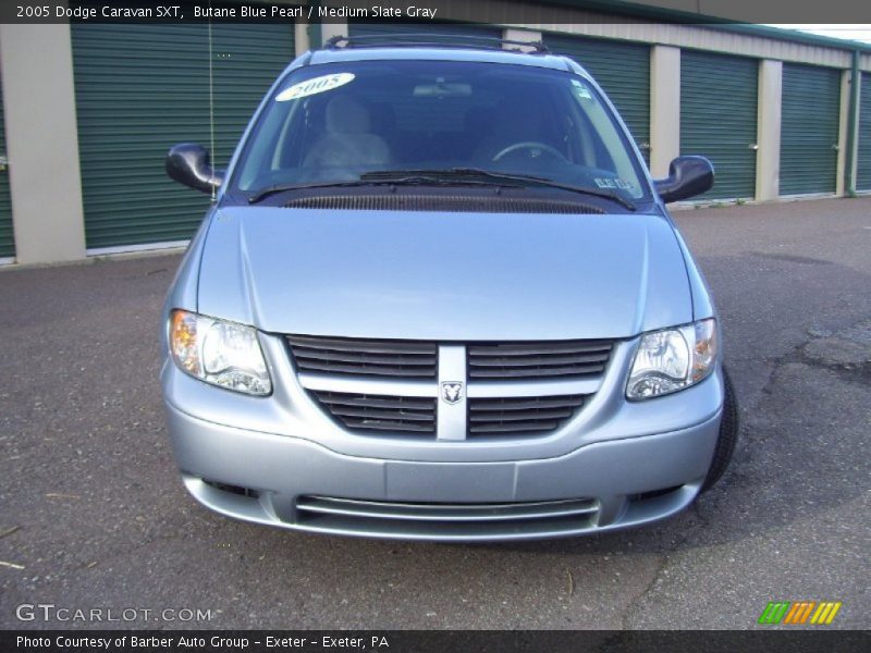 Butane Blue Pearl / Medium Slate Gray 2005 Dodge Caravan SXT