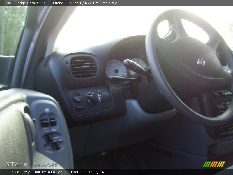 Butane Blue Pearl / Medium Slate Gray 2005 Dodge Caravan SXT
