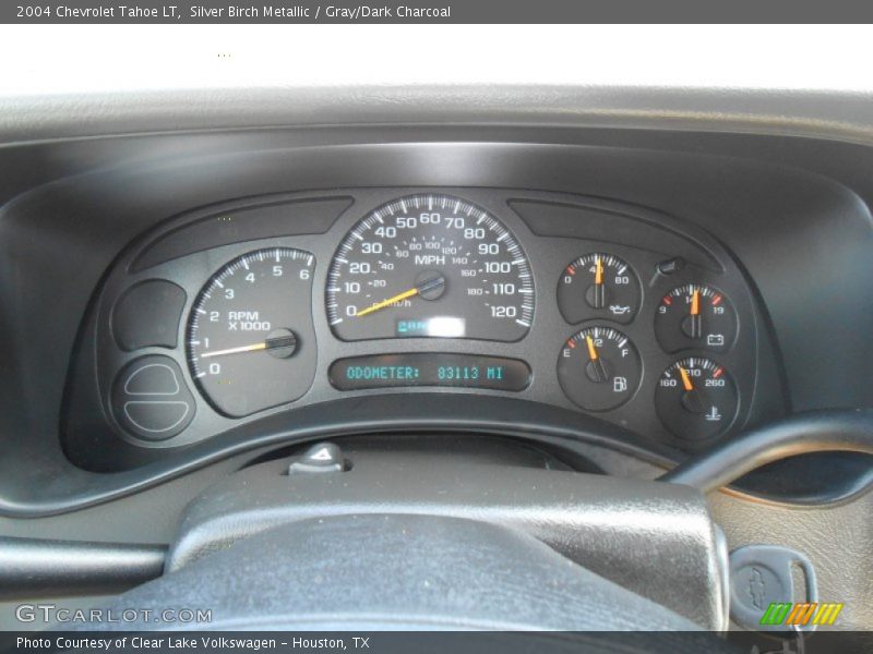 Silver Birch Metallic / Gray/Dark Charcoal 2004 Chevrolet Tahoe LT