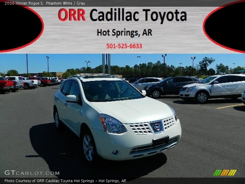 Phantom White / Gray 2010 Nissan Rogue S