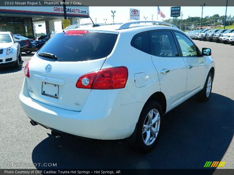 Phantom White / Gray 2010 Nissan Rogue S