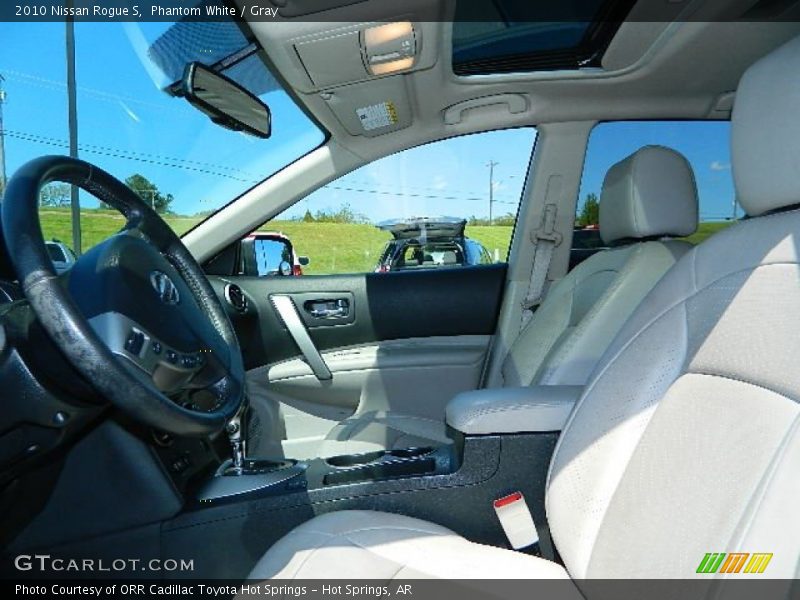 Phantom White / Gray 2010 Nissan Rogue S
