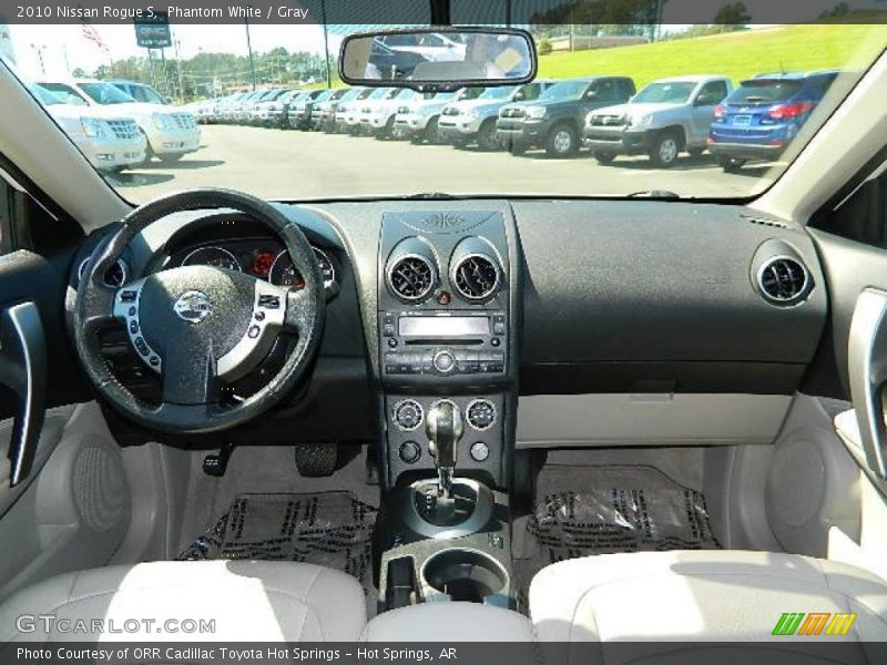 Phantom White / Gray 2010 Nissan Rogue S