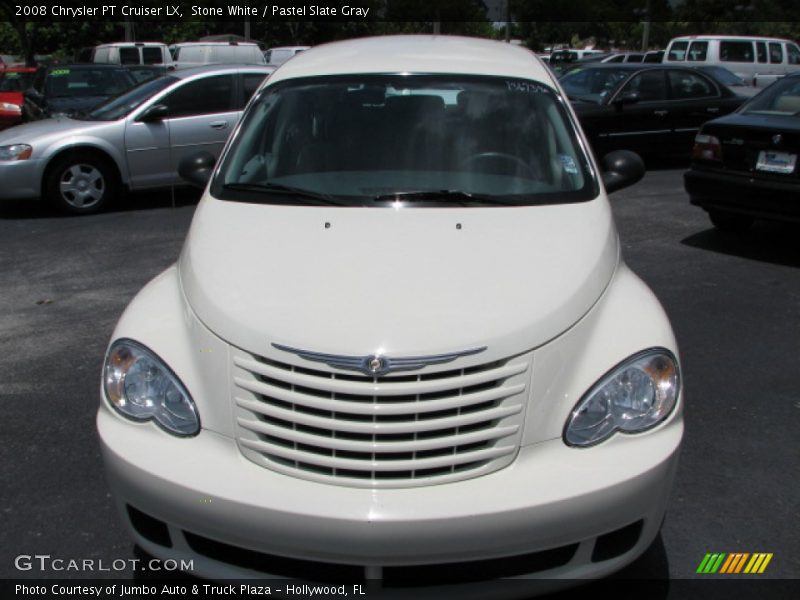 Stone White / Pastel Slate Gray 2008 Chrysler PT Cruiser LX