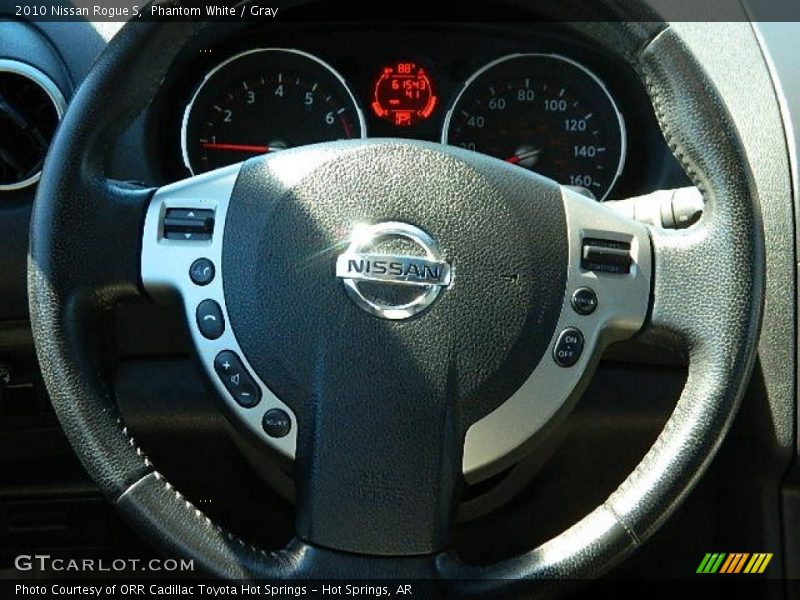 Phantom White / Gray 2010 Nissan Rogue S