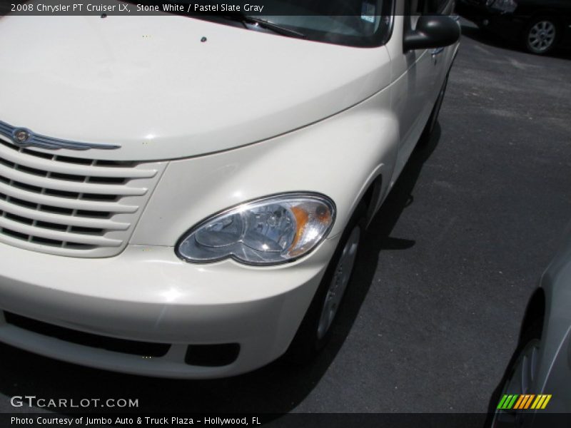 Stone White / Pastel Slate Gray 2008 Chrysler PT Cruiser LX