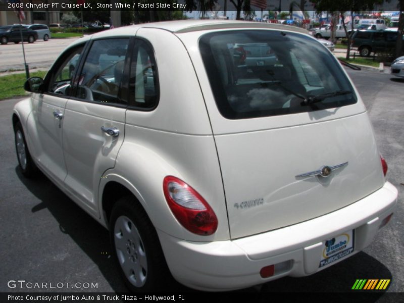 Stone White / Pastel Slate Gray 2008 Chrysler PT Cruiser LX