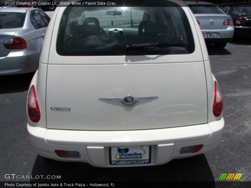 Stone White / Pastel Slate Gray 2008 Chrysler PT Cruiser LX