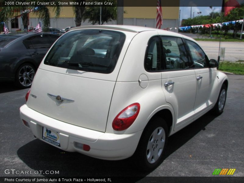 Stone White / Pastel Slate Gray 2008 Chrysler PT Cruiser LX