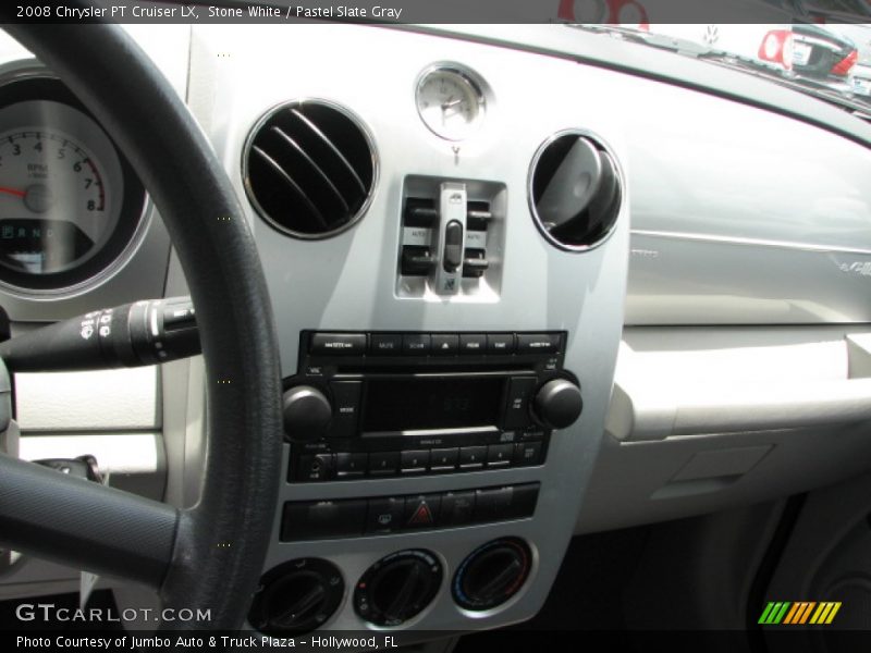 Stone White / Pastel Slate Gray 2008 Chrysler PT Cruiser LX