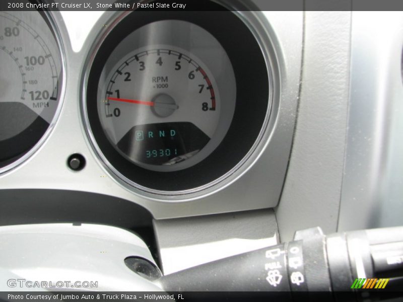 Stone White / Pastel Slate Gray 2008 Chrysler PT Cruiser LX