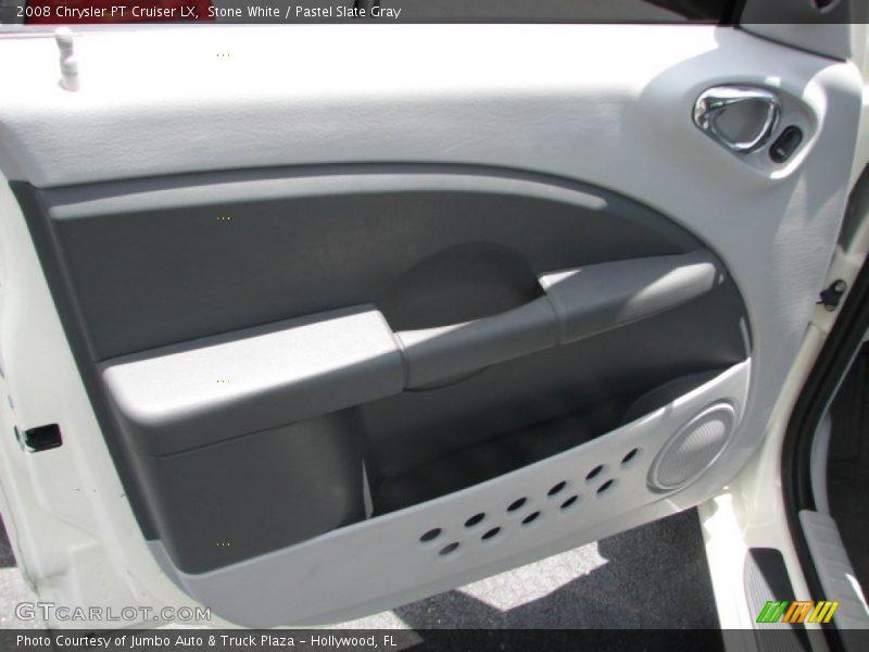 Stone White / Pastel Slate Gray 2008 Chrysler PT Cruiser LX