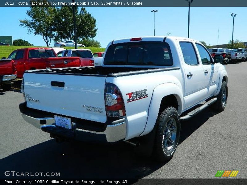Super White / Graphite 2013 Toyota Tacoma V6 TSS Prerunner Double Cab