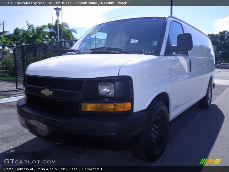 Summit White / Medium Pewter 2010 Chevrolet Express 1500 Work Van