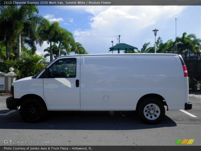 Summit White / Medium Pewter 2010 Chevrolet Express 1500 Work Van