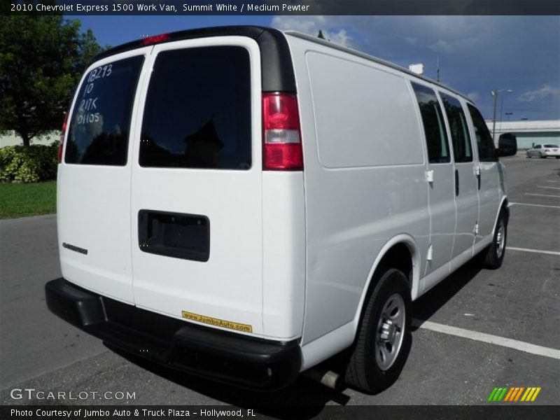 Summit White / Medium Pewter 2010 Chevrolet Express 1500 Work Van