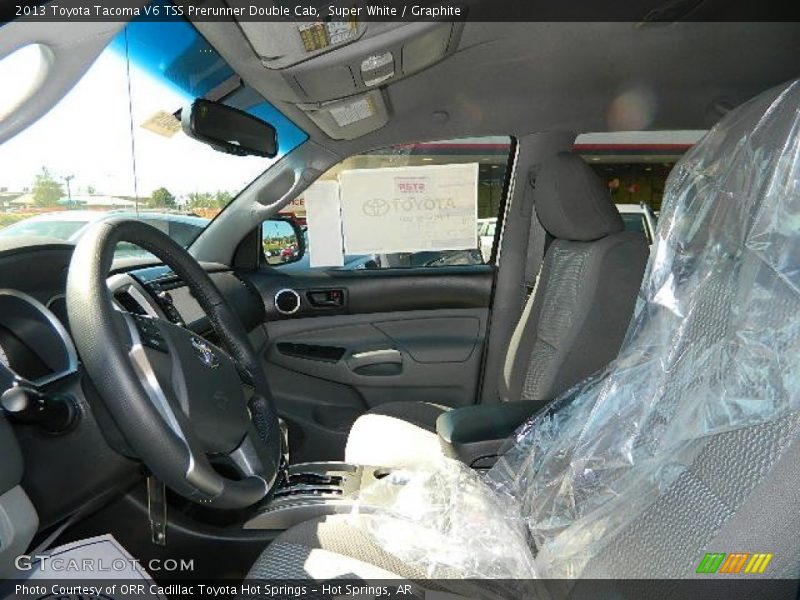 Super White / Graphite 2013 Toyota Tacoma V6 TSS Prerunner Double Cab