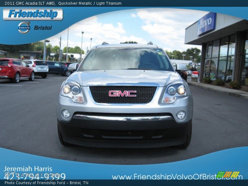 Quicksilver Metallic / Light Titanium 2011 GMC Acadia SLT AWD
