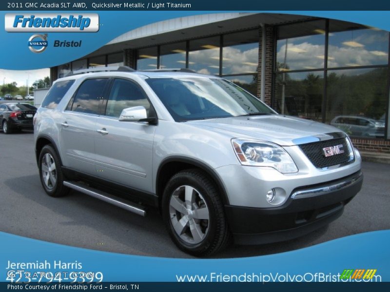 Quicksilver Metallic / Light Titanium 2011 GMC Acadia SLT AWD