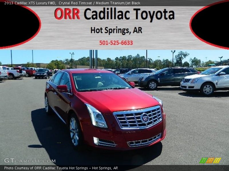 Crystal Red Tintcoat / Medium Titanium/Jet Black 2013 Cadillac XTS Luxury FWD