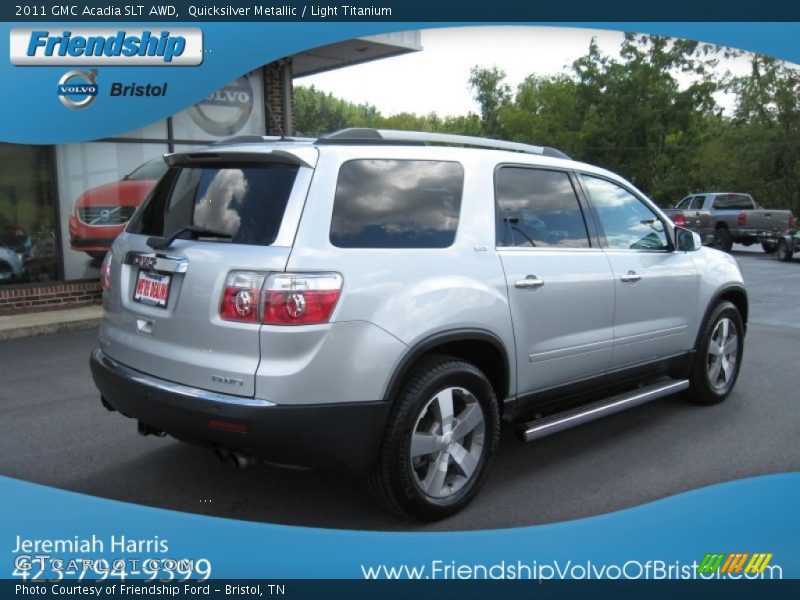 Quicksilver Metallic / Light Titanium 2011 GMC Acadia SLT AWD