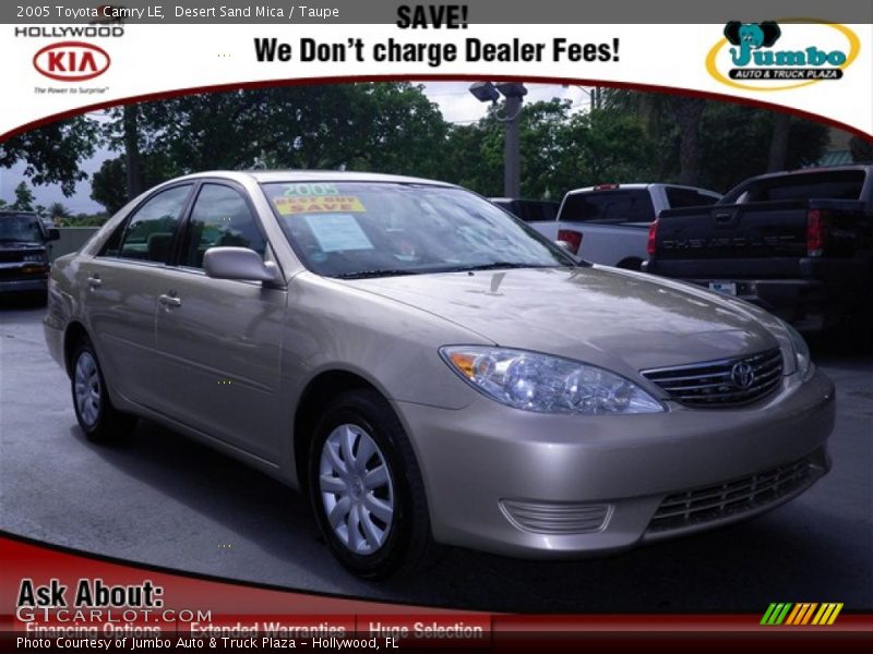 Desert Sand Mica / Taupe 2005 Toyota Camry LE