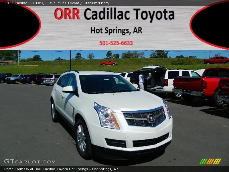 Platinum Ice Tricoat / Titanium/Ebony 2012 Cadillac SRX FWD