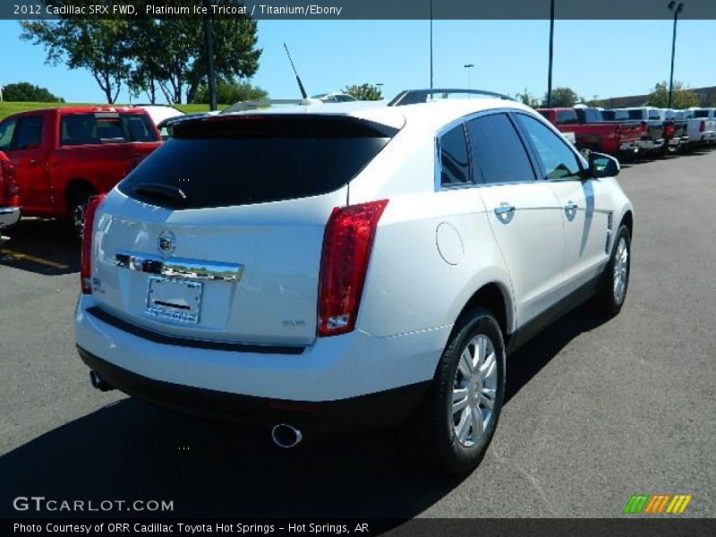 Platinum Ice Tricoat / Titanium/Ebony 2012 Cadillac SRX FWD