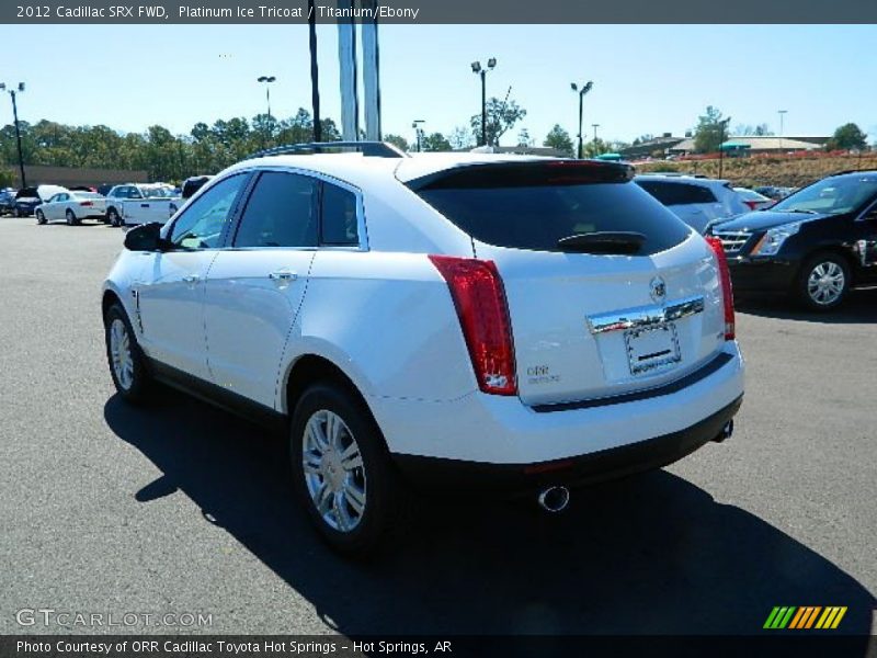 Platinum Ice Tricoat / Titanium/Ebony 2012 Cadillac SRX FWD