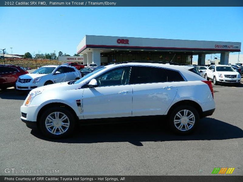 Platinum Ice Tricoat / Titanium/Ebony 2012 Cadillac SRX FWD