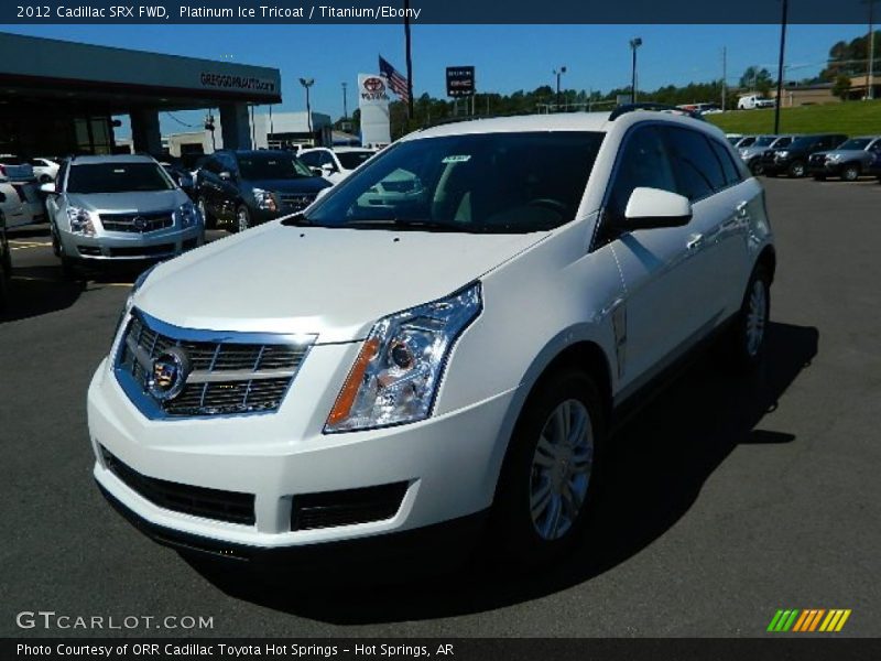 Platinum Ice Tricoat / Titanium/Ebony 2012 Cadillac SRX FWD