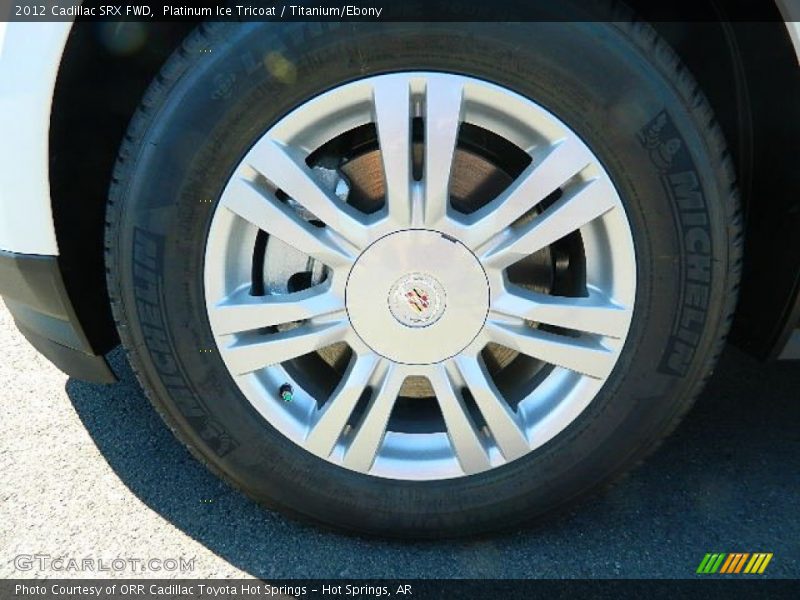 Platinum Ice Tricoat / Titanium/Ebony 2012 Cadillac SRX FWD