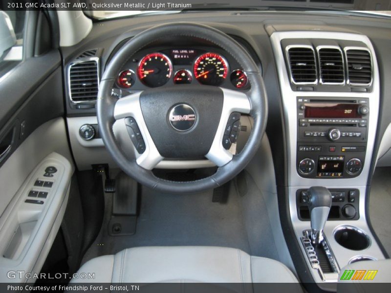 Quicksilver Metallic / Light Titanium 2011 GMC Acadia SLT AWD