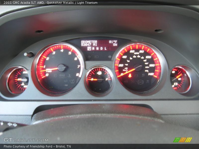 Quicksilver Metallic / Light Titanium 2011 GMC Acadia SLT AWD