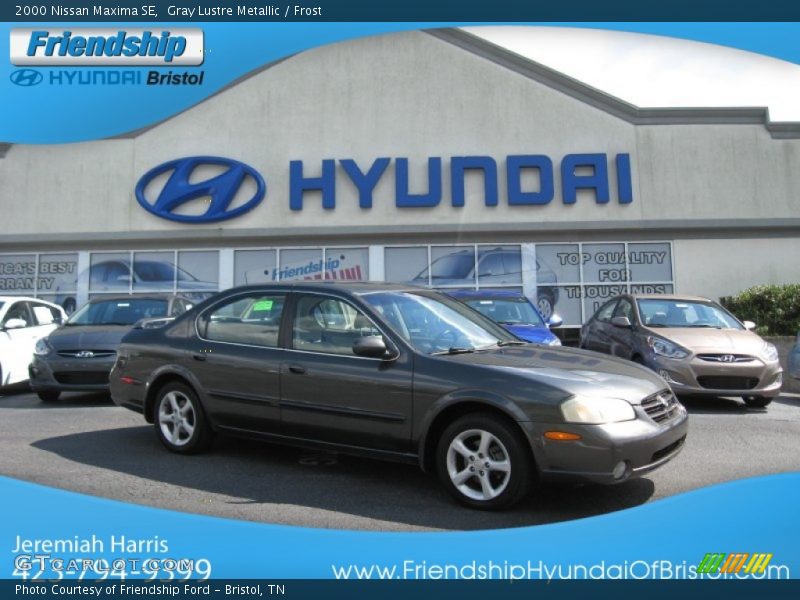 Gray Lustre Metallic / Frost 2000 Nissan Maxima SE