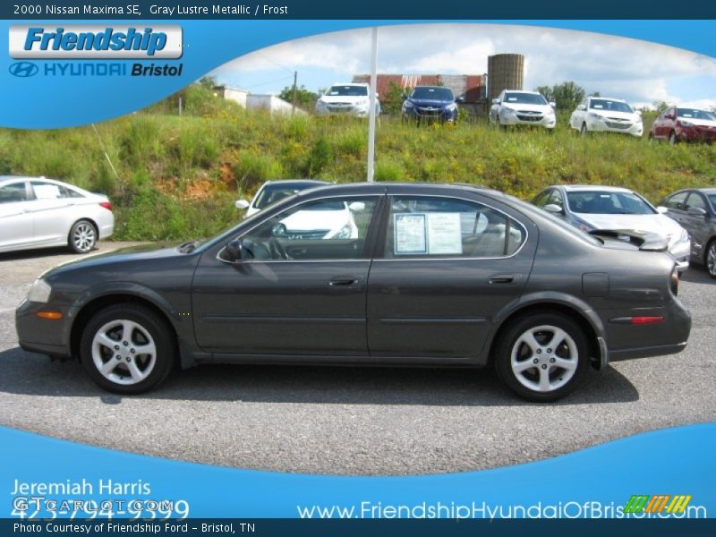 Gray Lustre Metallic / Frost 2000 Nissan Maxima SE