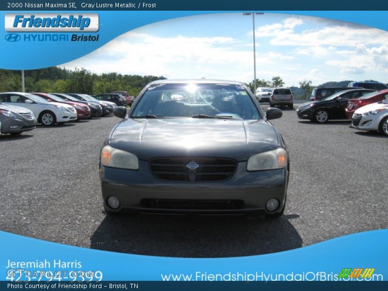 Gray Lustre Metallic / Frost 2000 Nissan Maxima SE