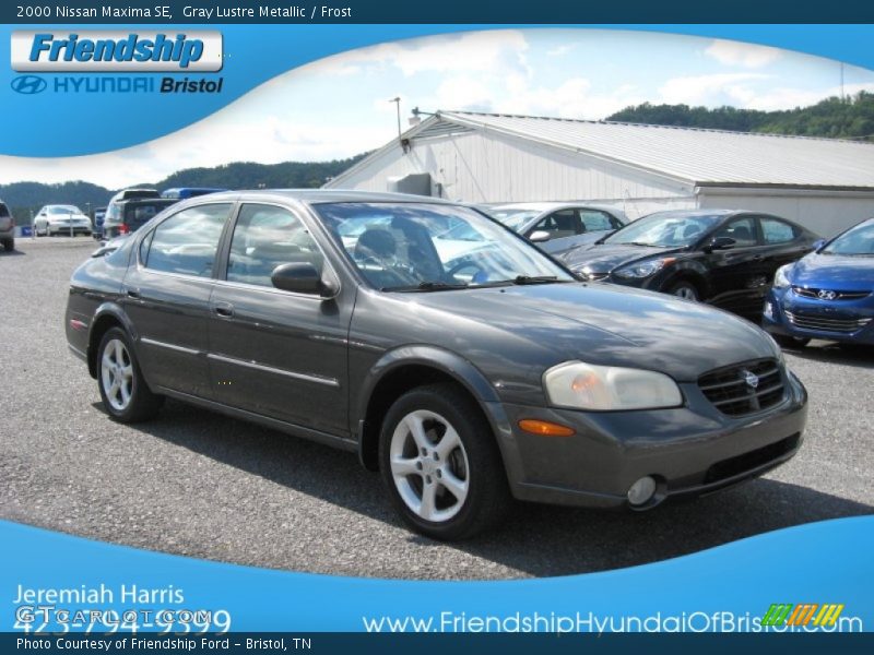 Gray Lustre Metallic / Frost 2000 Nissan Maxima SE