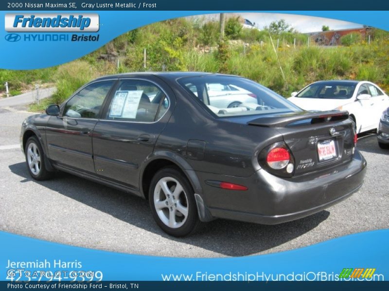 Gray Lustre Metallic / Frost 2000 Nissan Maxima SE