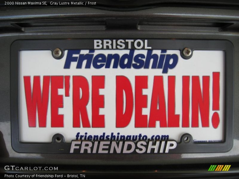 Gray Lustre Metallic / Frost 2000 Nissan Maxima SE