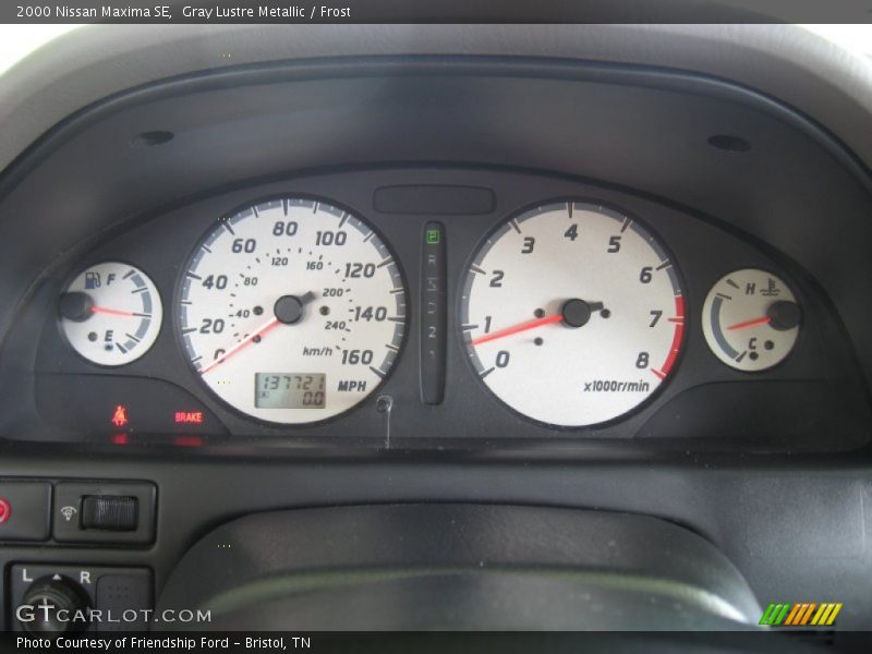 Gray Lustre Metallic / Frost 2000 Nissan Maxima SE